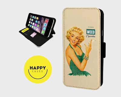 WEED LADY PURE SKUNK SMOKE - Kunstleder Flip Handyhülle - iPhone/Samsung
