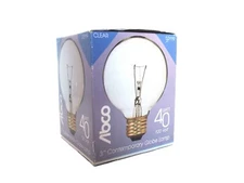 Contemporary Globe Lamp 3" 40 Watt 130 V Light Bulb