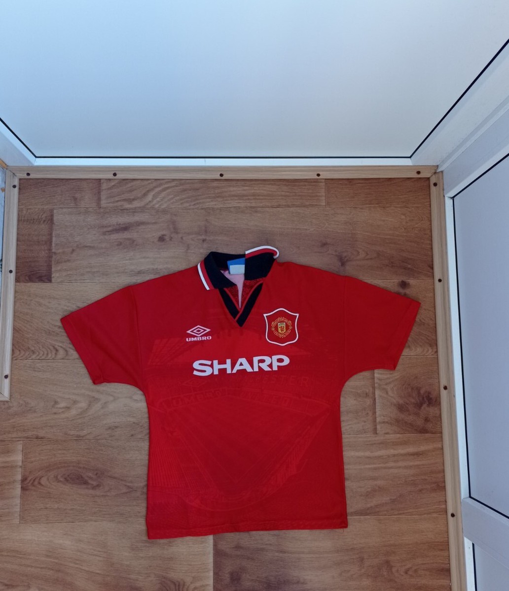 ウェア 94/95 umbro Manchester United jersey kit Manchester United Home football shirt 1994 - 1995 rare