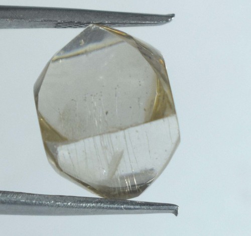 Loose CVD Fancy Champagne 12.35 Ct Eye Clean Diamond Certified Rare Facet - Picture 5 of 8