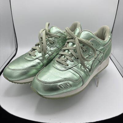 RARE GREEN ASICS GEL LYTE II SHOES - WOMEN'S SIZE 7.5