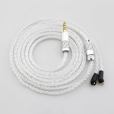 Soft Pure Silver Cable Audio Headphone Cable for ETYMOTIC ER4P ER4B ER4S ER4PT