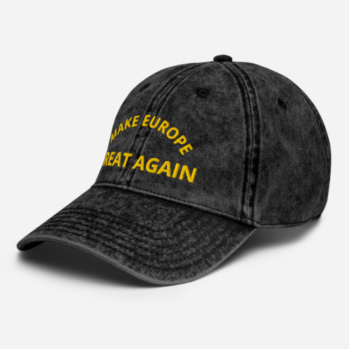 Gorra de béisbol con inscripción "Make Europe Great Again" gorra de sarga de algodón vintage - Imagen 10 de 31