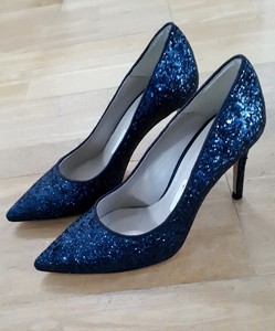 sparkly court shoes