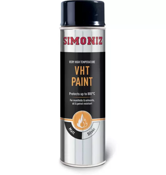 Simoniz Very High Temperature VHT Silver Aerosol Auto Car Spray Paint