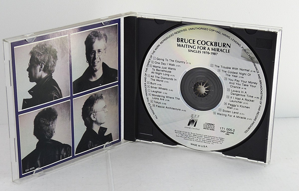 2CD！Bruce Cockburn/WAITING FOR A MIRACLE Bruce Cockburn - Waiting For A Miracle - Used CD | eBay