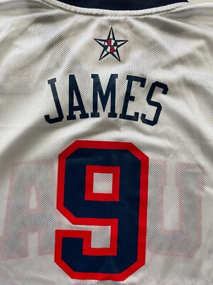 MENS NBA BASKETBALL USA REEBOK LEBRON JAMES 9 Jersey | eBay