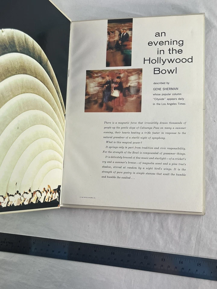 MICHAEL RABIN и различные Голливуд чаша стерео программа (классический) 2lp буклет - Изображение 3 из 4