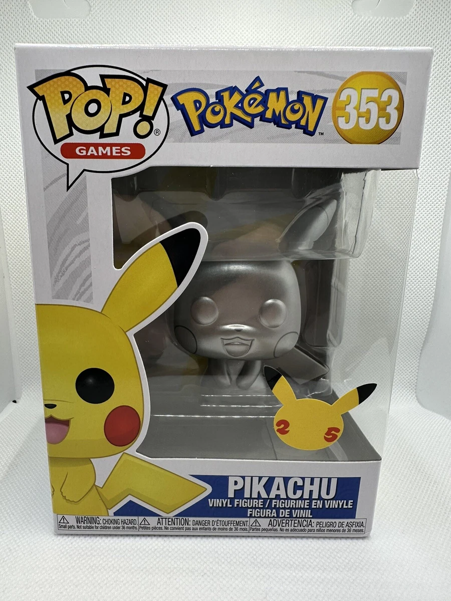 Funko POP Games Pokemon Pikachu 353 Silver