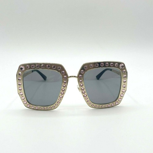 Gucci Gold Metal Frame Square 