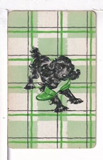 Single Vintage ID Named Dogs, "Mischief", Playing Card DS 8-17 B