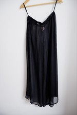 francesca couture Kearns Black Mesh Beach Trousers Size One Size Fits Uk 8-10