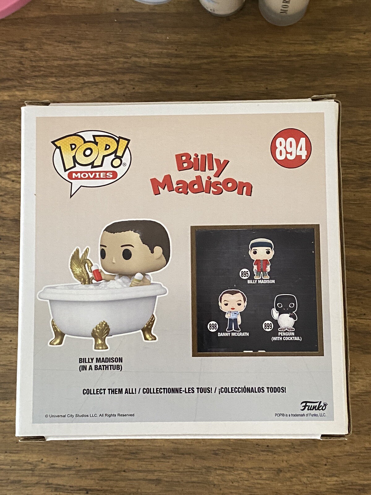 Adam Sandler/Funko POP!/Waterboy/Big Daddy/Happy Gilmore/Billy Madison
