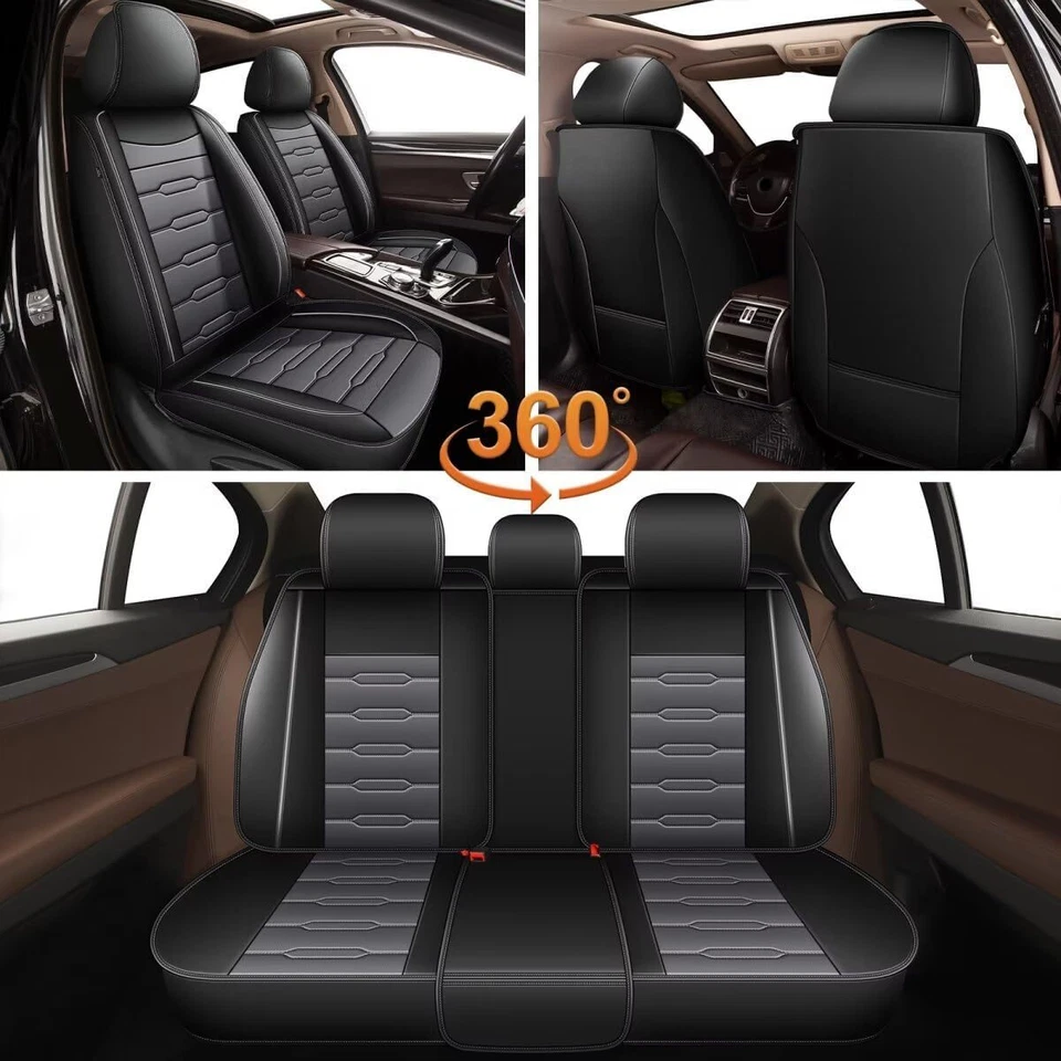 Car 5-Seat Covers Cushion Faux Leather Pad Protector For Pontiac Vibe 2003-2010 Foto 4 de 4