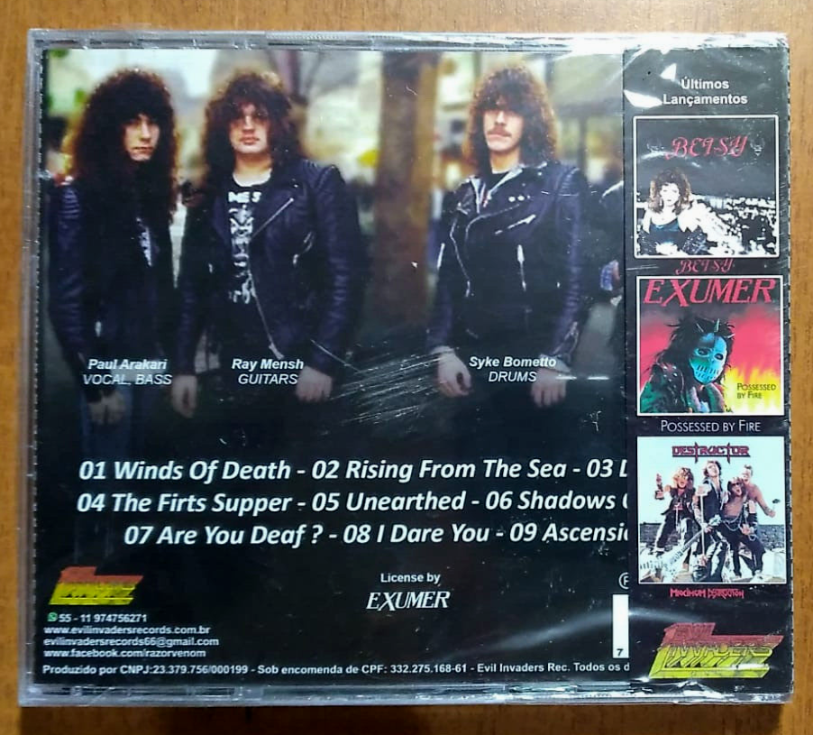 a*s様 EXUMER/ Rising from the Sea 輸入盤CD 盤 Rising From The Sea | Exumer