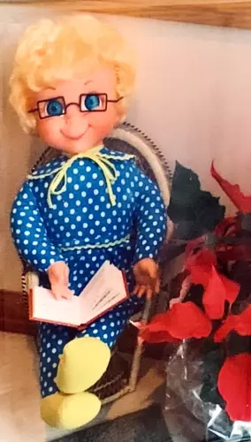 Mrs. Beasley Gorgeous Mylar Fridge Magnet 2” x 3” Family Affair — Buffy Doll