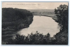 1910 Minnesota River Looking North Bridge Le Sueur Minnesota MN Vintage Postcard