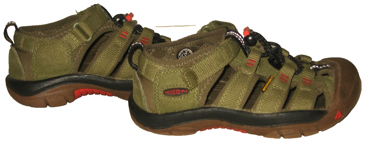 Sandali EVA lavabili Little Boy's KEEN Newport H2 Martini arancione oliva aura 12