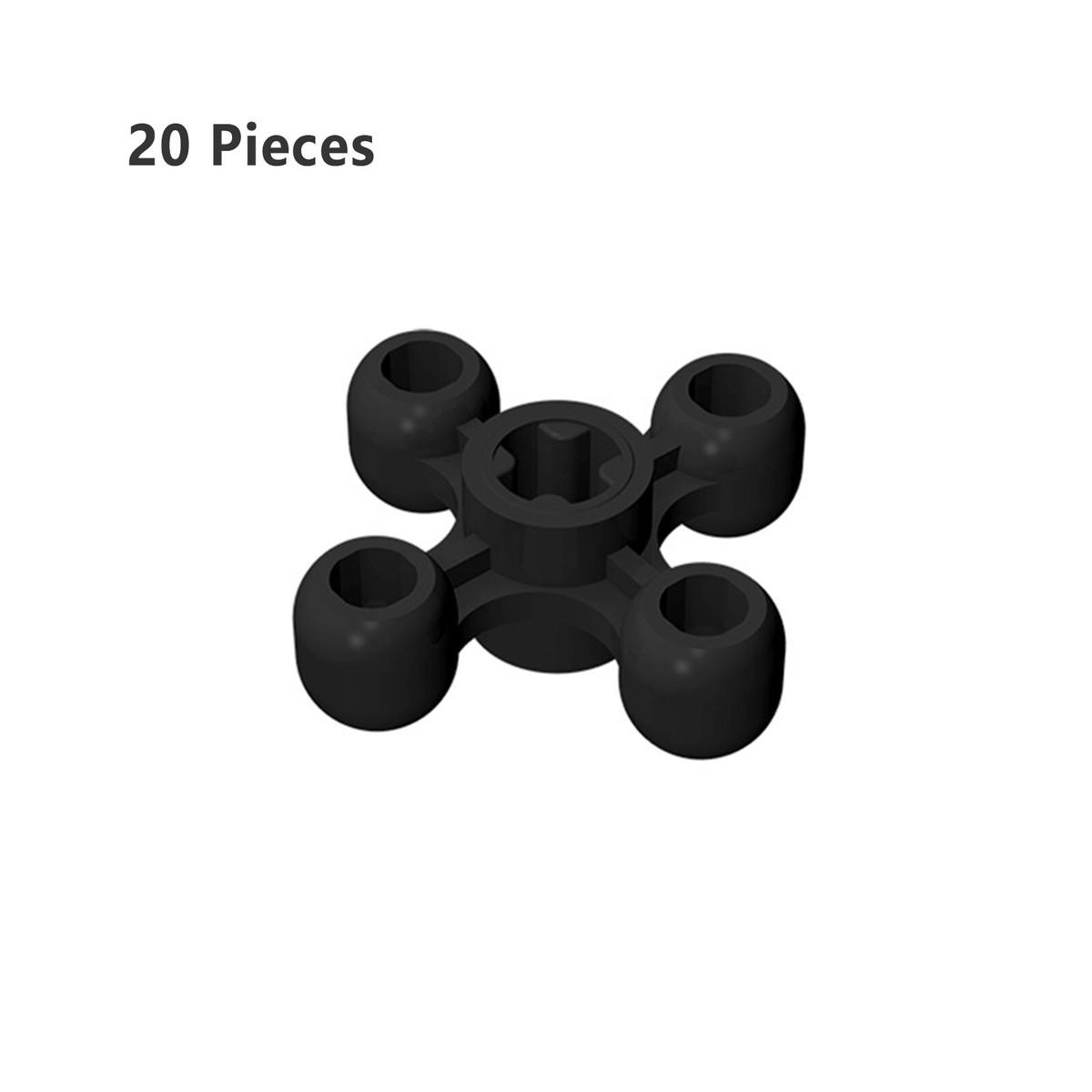 32072 Technic Knob Wheel Technic Angular Wheel Black Bricks