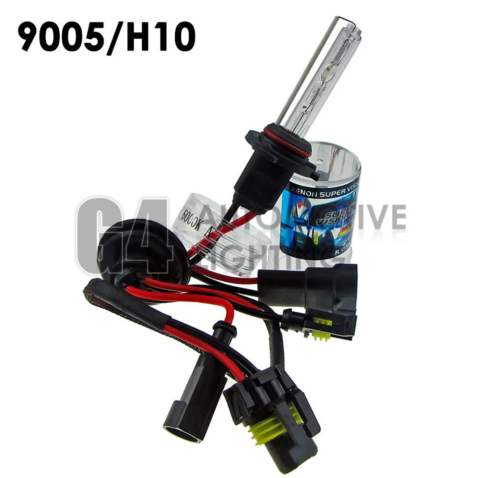 2X NEW HID XENON HB3 9005 9145 Headlight HID Bulbs AC 35W 12000K Pink Purple - Image 2 of 4