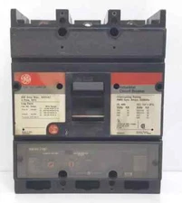 GE  TJ4VF26 3 POLE  CIRCUIT BREAKER 600 AMPS T4VT MICRO VERSA TRIP 600 AMPS UL 