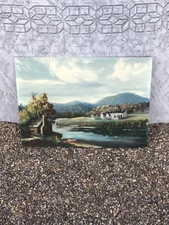 Early 1900s 18x24in Original G.M.Hubschet Painting