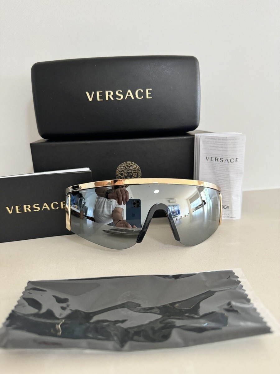 Silver Versace Ve2180 Mirror Sunglasses Frames Versace Sunglasses