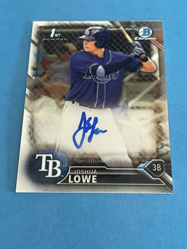 2016 Bowman Chrome Josh Joshua Lowe 1st Rookie Auto Autograph