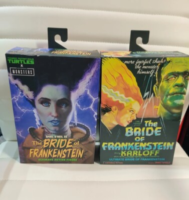 NECA Universal Monsters Ultimate Bride of Frankenstein SET (2) April O'Neil NEW 