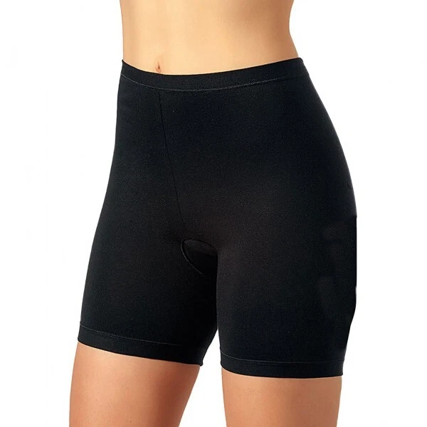 6 Slip Mit Bein Lang Hohe Taille Damen Baumwolle Modal Elastisch Jadea 536 Boxer - Bild 2 von 4