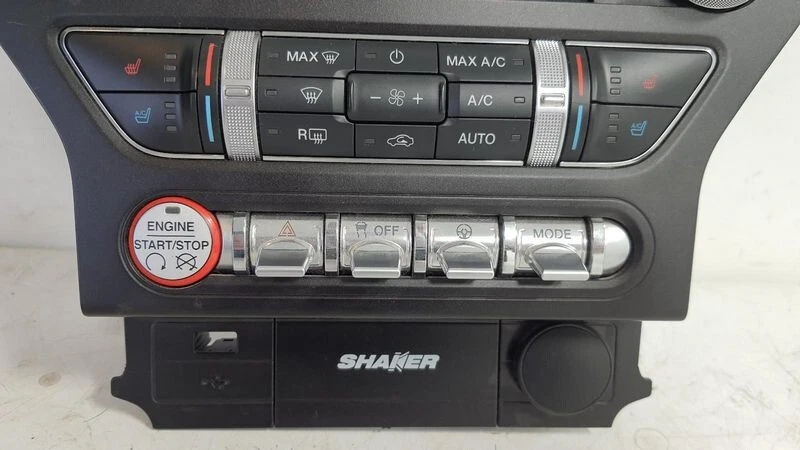 Ford Mustang 2015-2016 receptor de radio AM FM calefacción de CA con panel de control OEM Foto 4 de 4