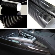 500*20cm High Gloss 5D Carbon Fibre Vinyl Car Wrap Film Sticker Air Bubble Free