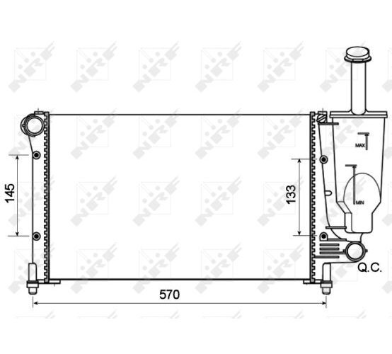 KüHler, MotorküHlung Economy Class Nrf 53128A FüR Fiat-image