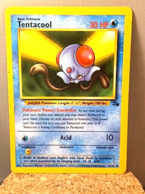 Tentacool 1995 Pokémon TCG Card 56/62