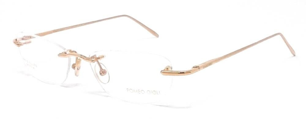 OCCHIALI DA VISTA DONNA ROMEO GIGLI RG 306 01 GOLD FILLED ORO GLASANT A GIORNO