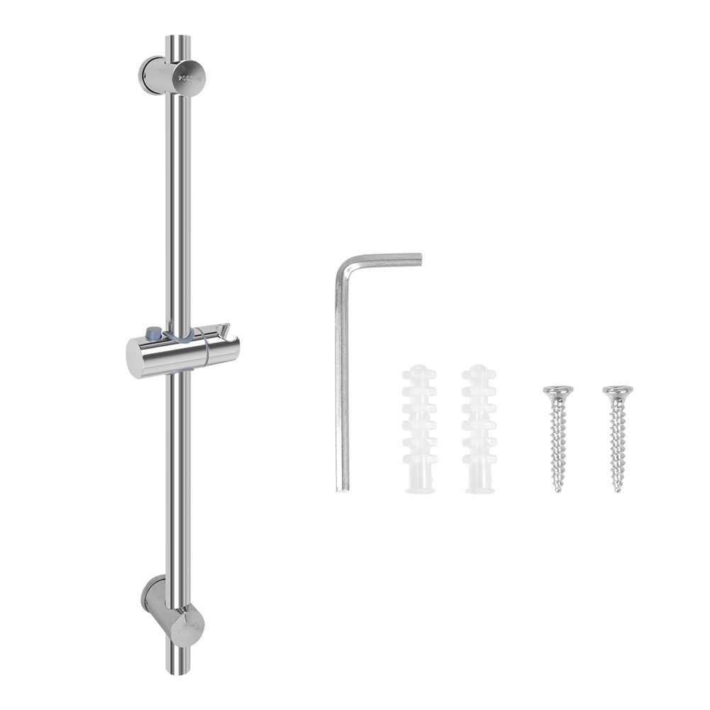 Wandhalter Für Handbrause Edelstahl-Duschstange Verstellbar, 70cm - Wandhalter Für Brausekopf, 360° Drehbar Duschkopf Halterung Wand
