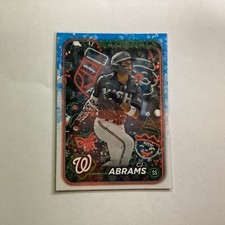 2024 Topps Holiday CJ Abrams #H47  Nationals