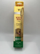 Burt's Bees for Dogs Natural Oral Dental Kit with Toothpaste & Brush Mint