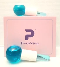 Purplesky Ice Globes Facial Massager Helps with Puffiness, Dark Circles, & More
