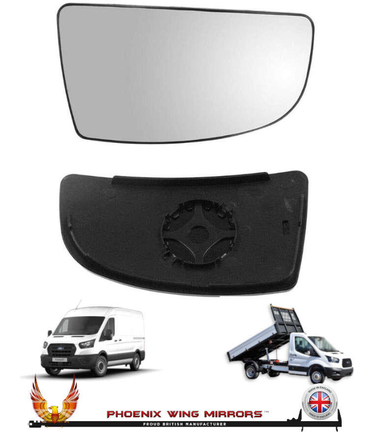 Right Side Ford Transit Mk8 2013-2024 Lower Blind Spot Door Wing Mirror Glass