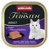 Animonda Vom Feinsten Adult Huhn MeeresfrüChten 32X 100G Katzenfutter Nassfutter