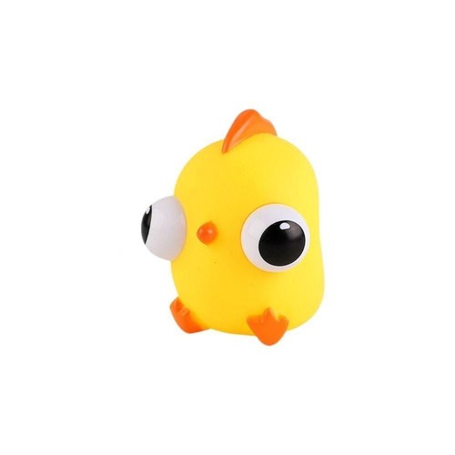 Yellow Brown Green Pop Eyes Toy Pig Chicken Rabbit Squeeze Toy Cartoon Toy - Picture 8 of 12