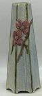 Weller Art Pottery Klyro Bud Hexagon Vase - Dogwood Flowers & Branches 1920s