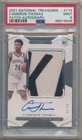 CAMERON THOMAS 2021/22 NATIONAL TREASURES RC AUTOGRAPH LOGO PATCH AUTO /99 PSA 9