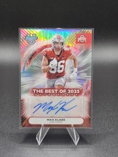 2025 Bowman Best University Max Klare The Best of Auto #BOA-MK Buckeyes