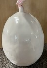 Rae Dunn “Happy Spring” 9” Easter Egg With Pink Checkered Ribbon  — photo 2