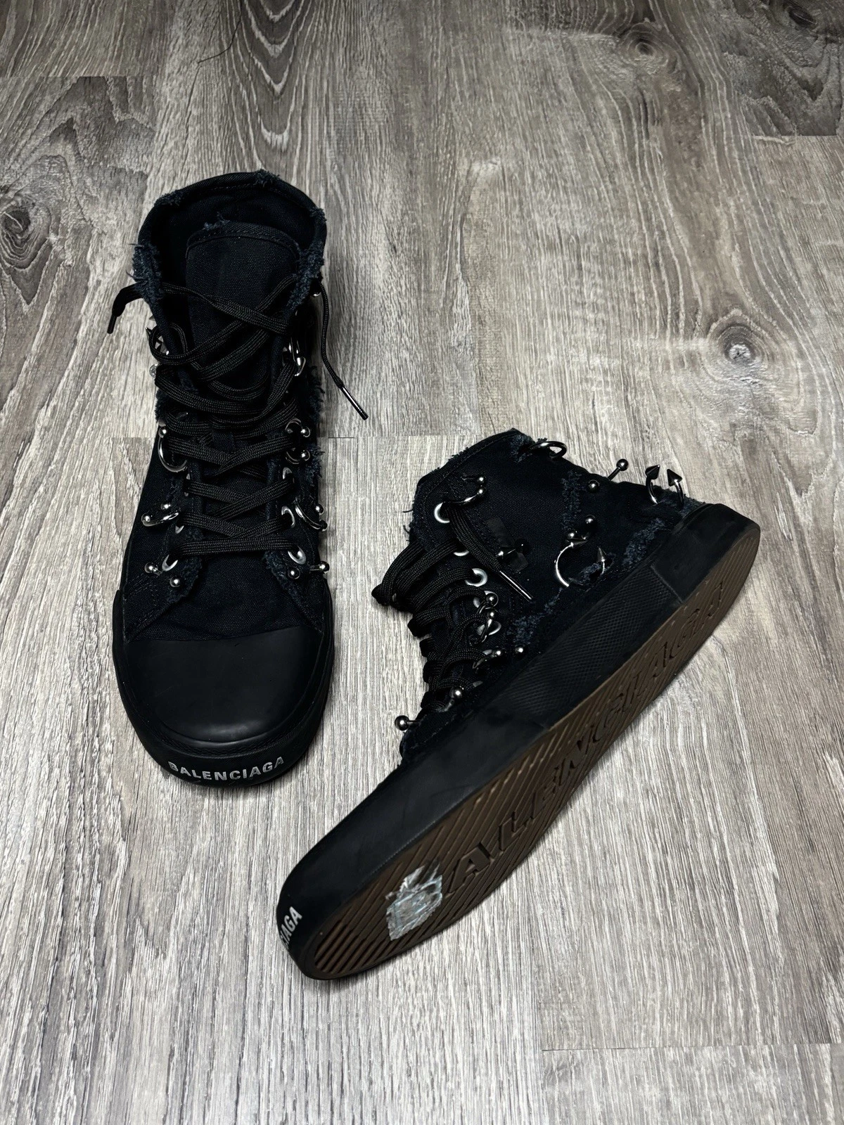 Balenciaga — balenciaga ss23 pierced paris sneakers