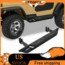 Pair Running Boards For 1997-06 Jeep Wrangler Tj Unlimited 2 Door Side Steps