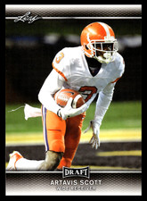 2017 Leaf Draft Artavis Scott #03 Clemson Tigers NFL Football