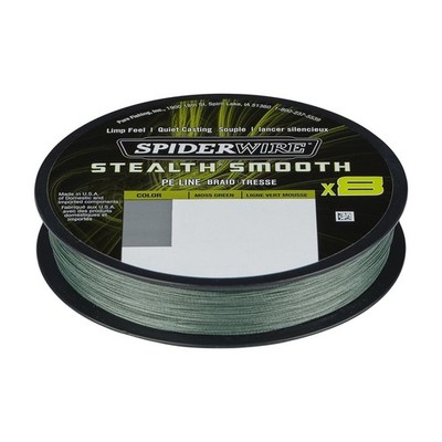 Geflecht Stealth Smooth 8 Stränge 150 m Moss Green   0,07 mm   6 kg
